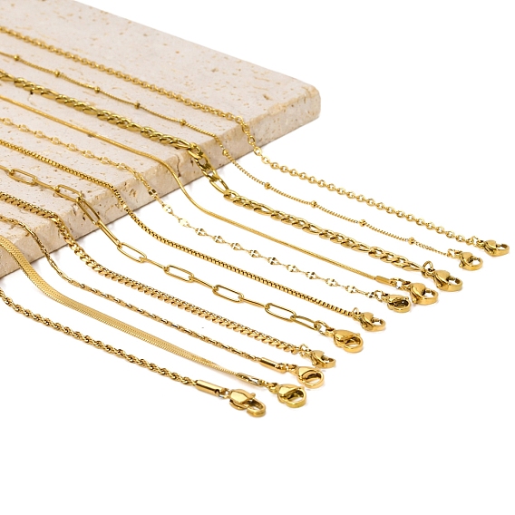 Из нержавеющей стали цепи ожерелья