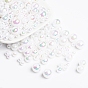 AB Color Acrylic Beads, Round Spacer Beads, 4~10mm, Hole: 1~2mm