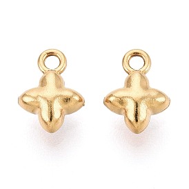 304 подвески из нержавеющей стали, клевер амулеты, ионное покрытие (ip), долговечный