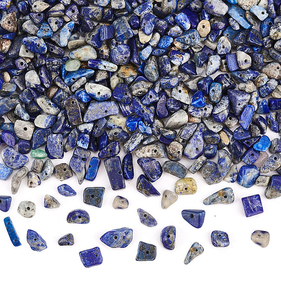 2 Strand Natural Lapis Lazuli Chip Bead Strands