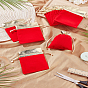Bolsas de bolsas de joyería de terciopelo rectangular, bolsa de regalo