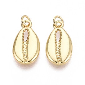 Латунные подвески, формы раковины, с целью перехода в кольце