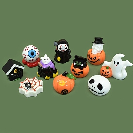 Halloween Resin Sculpture Display Decorations, for Home Office Desk