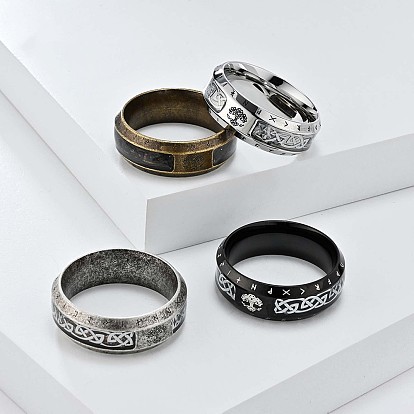 Ретро викинг 304 перстни из нержавеющей стали, древо жизни