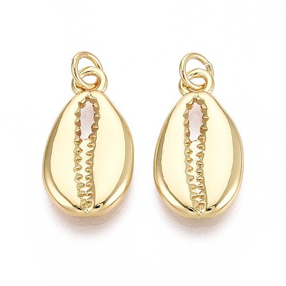 Латунные подвески, формы раковины, с целью перехода в кольце