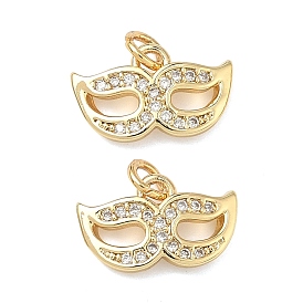 Латунные микро проложить кубического циркония подвески, маска прелести, без свинца и без кадмия, стойки покрытие, долговечный