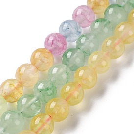 Натуральный Malaysia нефритовые бусы пряди, окрашенные, круглые