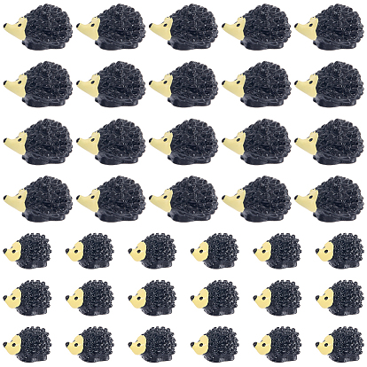 40Pcs 2 Styles Resin Hedgehog Display Decoration, for Home Office Desk Decoration