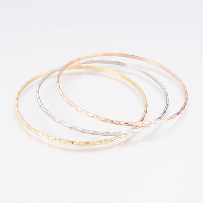 304l bracelets bouddhistes en acier inoxydable, ondulation