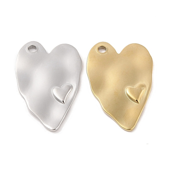 Ионное покрытие (ip) 304 подвески из нержавеющей стали, шарма сердца