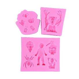 DIY Silicone Molds, Fondant Molds, Resin Casting Molds, for Chocolate, Candy, UV Resin & Epoxy Resin Craft Making