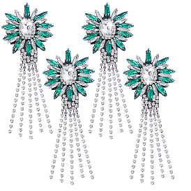 Стеклянные нашивки на одежду, солнечная кисточка