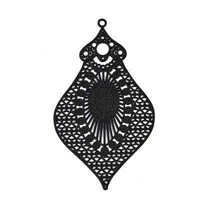 Окрашенные распылением 430 украшения из нержавеющей стали с травлением металла подвески, очарование слезы