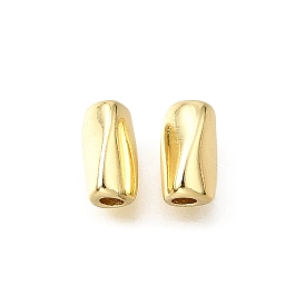 Латунные бусины, колонка, без свинца и без кадмия, прочное покрытие