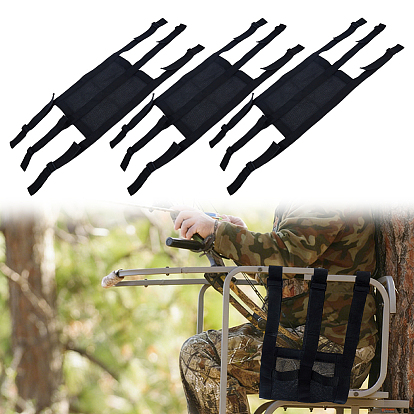 Polyester Tree Stand Seat Reolacement, Mesg Seat with Adjustable Straps