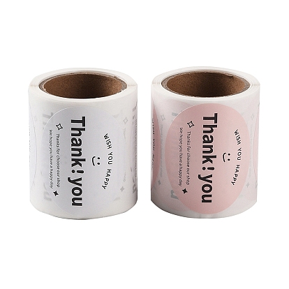 Самоклеящиеся бумажные подарочные наклейки со словом «спасибо», для партии, декоративные подарки