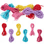30M 6 Colors Polyester Elastic Cords, Round
