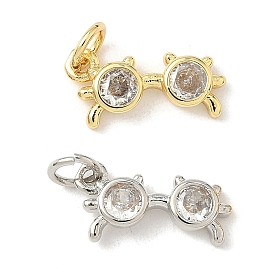 Латунные микро проложить кубического циркония подвески, очки прелести, с целью перехода в кольце, долговечный, без кадмия и без свинца, стойки покрытие