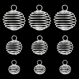 Ensemble de pendentifs en fil de fer, avec chiffon de polissage d'argent mélangé