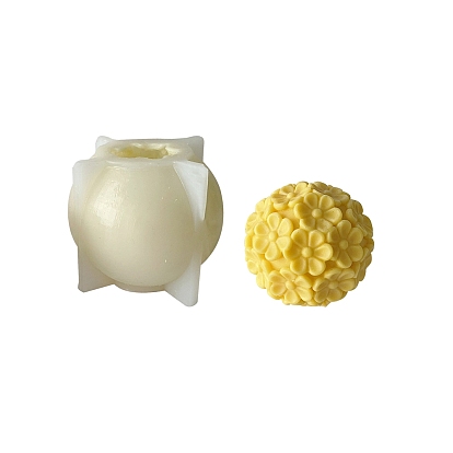 Flower Food Grade DIY Silicone Candle Molds, For Candle Making
