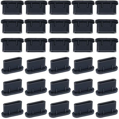 Силиконовые мобильные пылезащитные заглушки, овальные