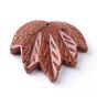 Autumn Theme Gemstone Pendants, Maple Leaf