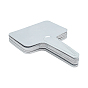 Zinc Plant Labels, Plant Tags, for Seed Potted Herbs Flowers Vegetables, Rectangle