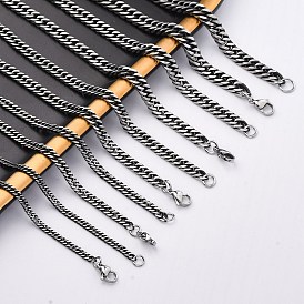 201 из нержавеющей стали витой цепочки ожерелья