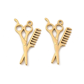 304 подвески из нержавеющей стали, ионное покрытие (ip), подвеска ножницы и расческа