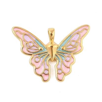 304 нержавеющей стальной эмали подвески, бабочки прелести, ионное покрытие (ip)