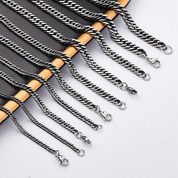 201 из нержавеющей стали витой цепочки ожерелья