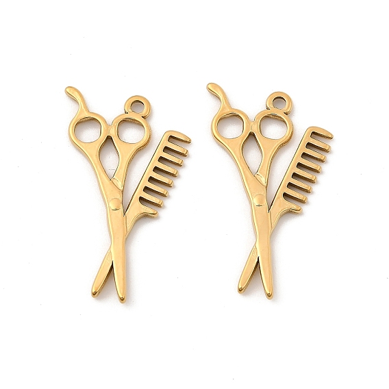 304 подвески из нержавеющей стали, ионное покрытие (ip), подвеска ножницы и расческа