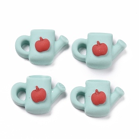 Opaque Resin Cabochons, Watering Can