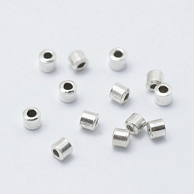 925 cuentas de plata esterlina, tubo