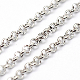 Eco-Friendly Brass Rolo Chains, Belcher Chain, Soldered, Lead Free & Nickel Free & Cadmium Free