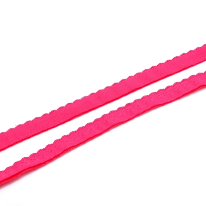 Chinlon Wavy Edge Elastic Band, Flat, Garment Accessories