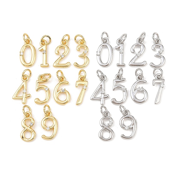 Латунные микропаве прозрачные кубические циркониевые подвески, число, с целью перехода в кольце, без кадмия и без свинца, стойки покрытие, долговечный