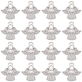 Сплавочные подвески тибетского стиля, ангел, без кадмия и без свинца