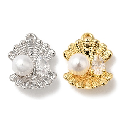 Латунь с микропокрытием, с ABS имитации жемчуга, без кадмия и без свинца, долговечный, оболочка