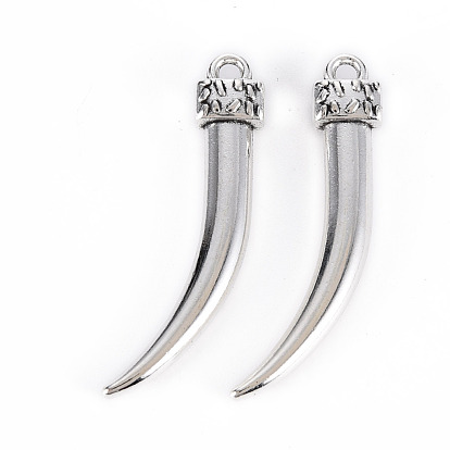 Tibetan Style Alloy Pendants, Lead Free & Cadmium Free, Tusk
