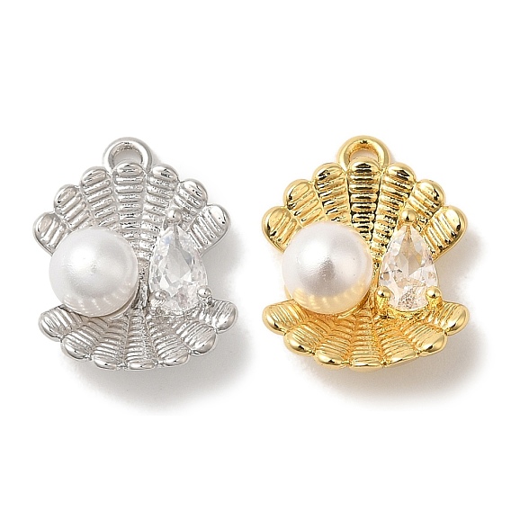 Латунь с микропокрытием, с ABS имитации жемчуга, без кадмия и без свинца, долговечный, оболочка