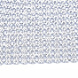 Aluminum Beaded Trim Mesh Ribbon Roll, for DIY Jewelry Craft Making