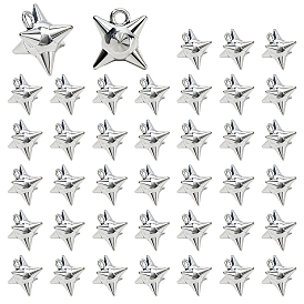 40шт. подвески в виде звезд из сплава