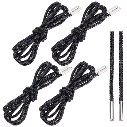 Хлопок со стразами, bling bling блестящие круглые шнурки для кроссовок