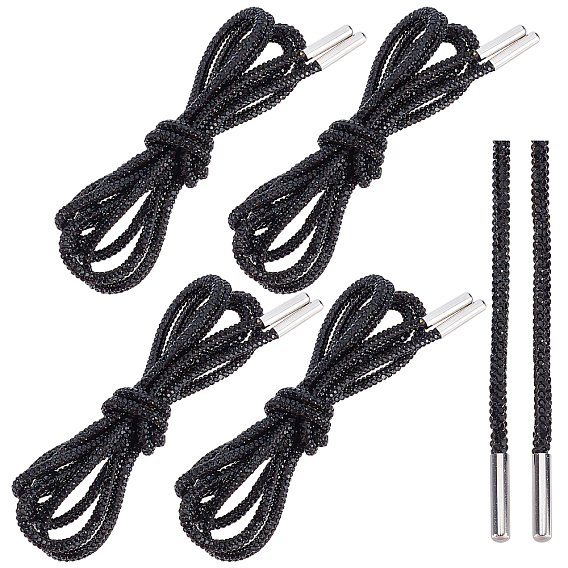 Хлопок со стразами, bling bling блестящие круглые шнурки для кроссовок