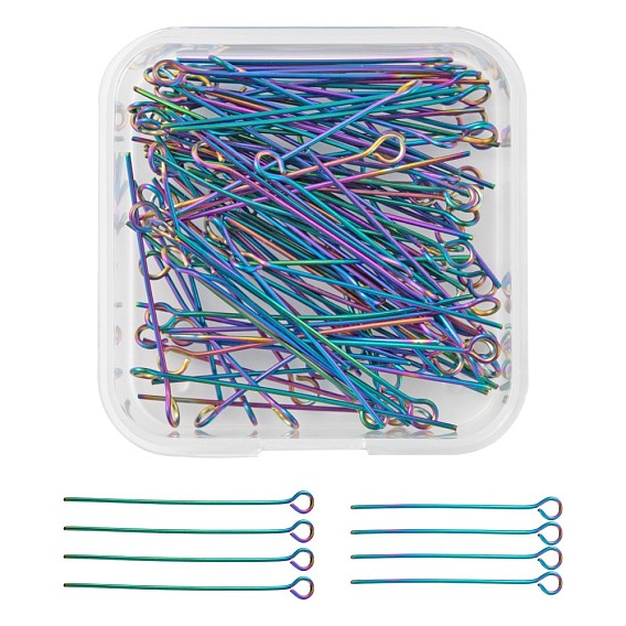 100 шт. 2 ионное покрытие (ip) 304 штифты из нержавеющей стали