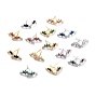 Flower Sparkling Cubic Zirconia Stud Earrings for Her, Long-Lasting Plated Brass Micro Pave Cubic Zirconia Earrings