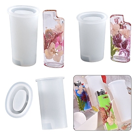DIY Silicone Lighter Protective Cover Holder Mold, Resin Casting Molds, For UV Resin, Epoxy Resin Jewelry Making