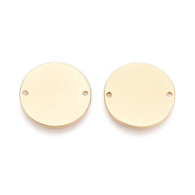 Прелести соединителя сплава, плоские круглые ссылки, без кадмия и без свинца, штамповка пустой метки