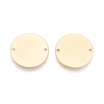 Прелести соединителя сплава, плоские круглые ссылки, без кадмия и без свинца, штамповка пустой метки